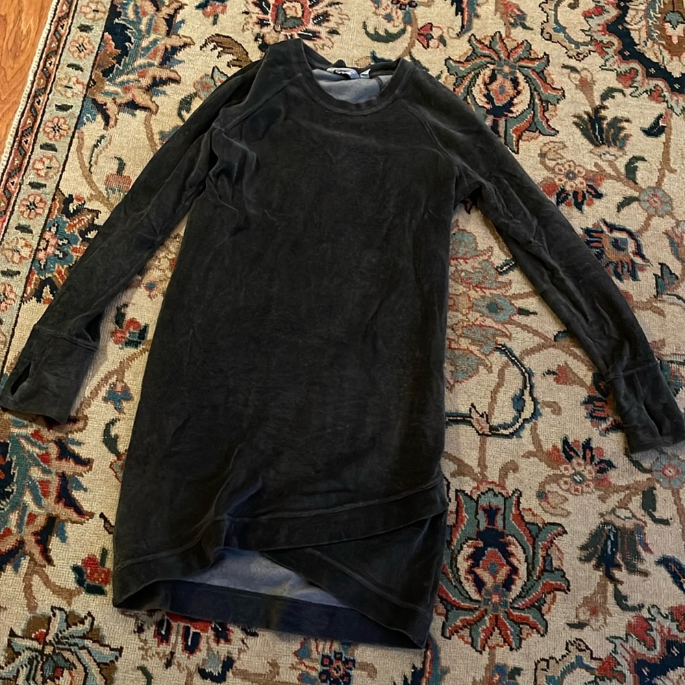 Cozy velour dress